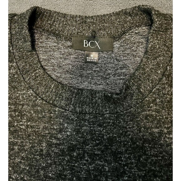BCX Long Sleeve Womens Top Heather Black Size M NWOT - Picture 2 of 7
